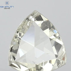 0.34 CT Triangle Shape Natural Diamond White Color VS2 Clarity (6.06 MM)