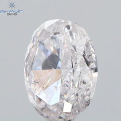 0.12 CT Oval Shape Natural Diamond Pink Color SI1 Clarity (3.50 MM)