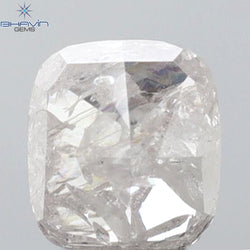 0.05 CT クッションシェイプ 天然ダイヤモンド ピンクカラー VS2 クラリティ (2.28 MM)
