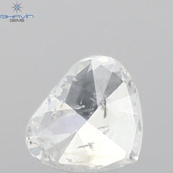 0.25 CT Heart Shape Natural Diamond White Color I1 Clarity (4.28 MM)