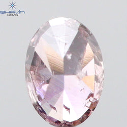 0.13 CT Oval Shape Natural Diamond Pink Color SI1 Clarity (2.79 MM)
