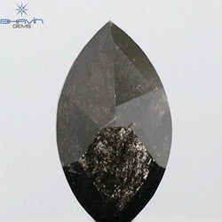 0.44 CT Marquise Shape Natural Loose Diamond Salt And pepper Color I3 Clarity (6.76 MM)