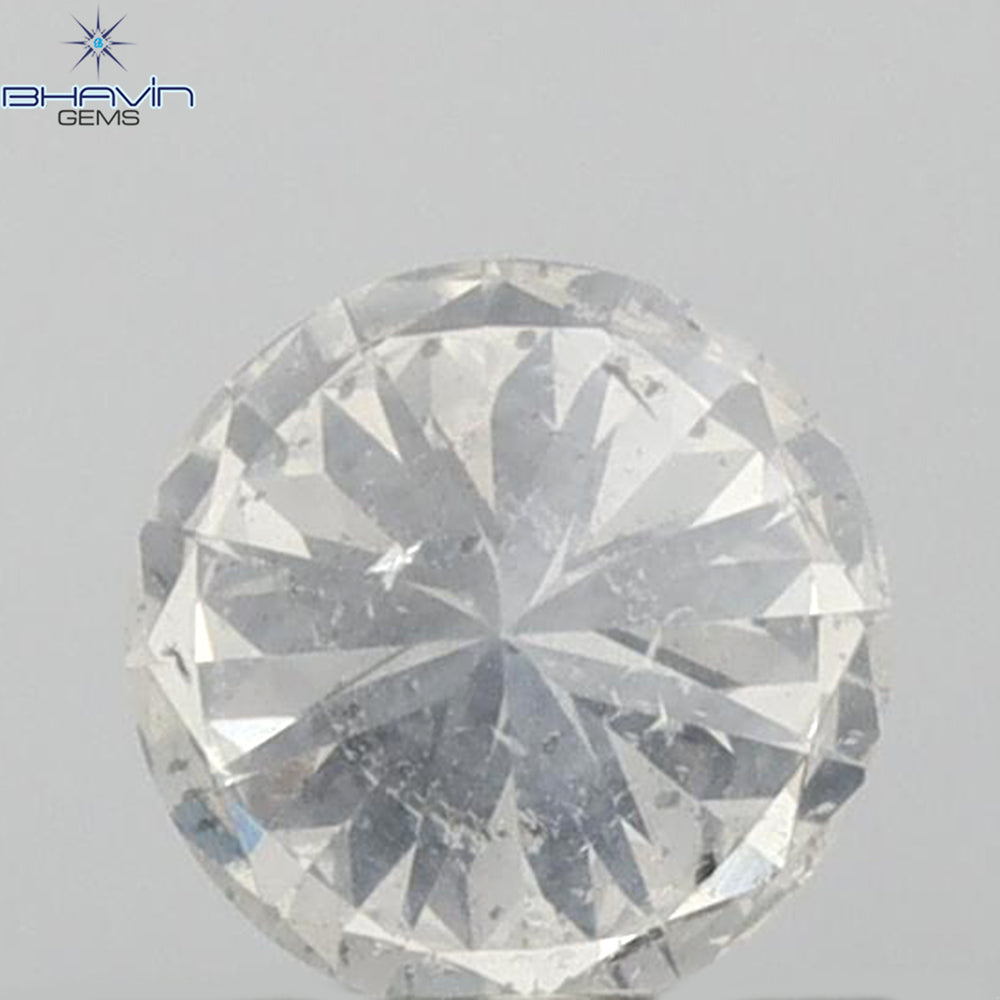 0.41 CT Round Shape Natural Loose Diamond White Color SI2 Clarity (4.80 MM)