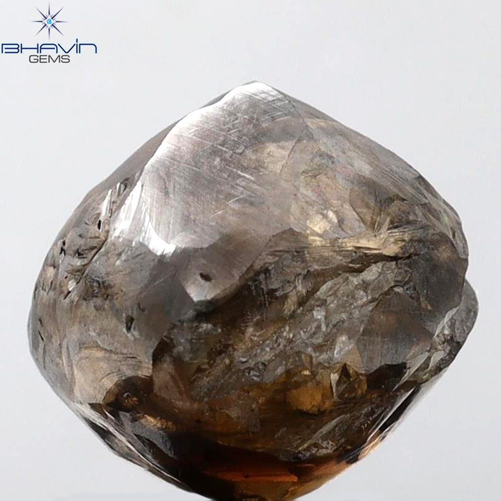 14.78 CT Rough Shape Natural Loose Diamond Brown Color I3 Clarity (14.00 MM)