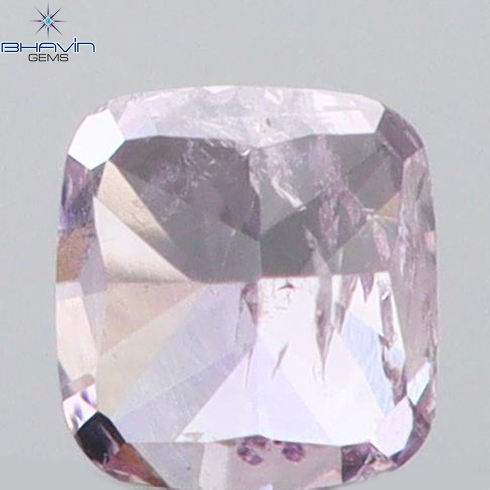 0.06 CT Cushion Shape Natural Diamond Pink Color I1 Clarity (2.15 MM)