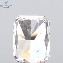 GIA Certified 0.41 CT Radiant Shape Natural Diamond Pink Color SI2 Clarity (4.10 MM)