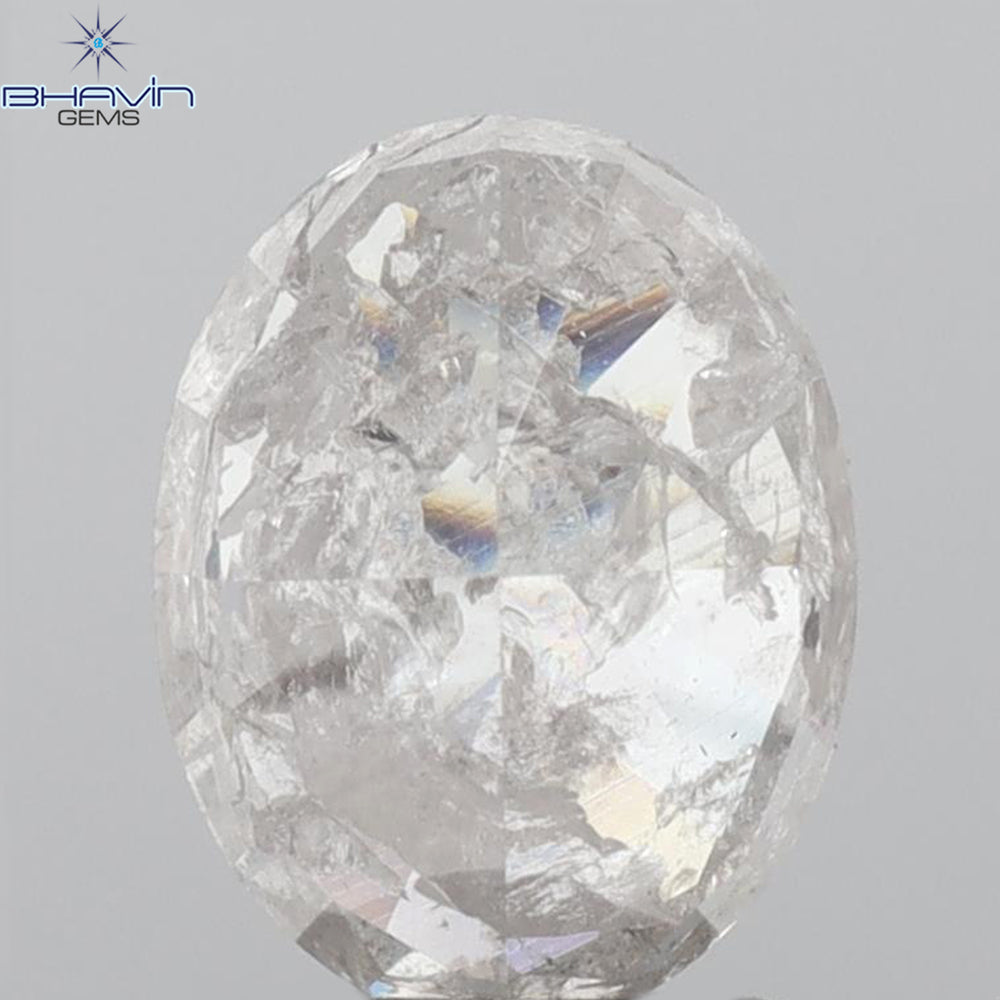 GIA Certified 2.02 CT Oval Shape Natural Diamond Pinkish Brown Color (8.67 MM)