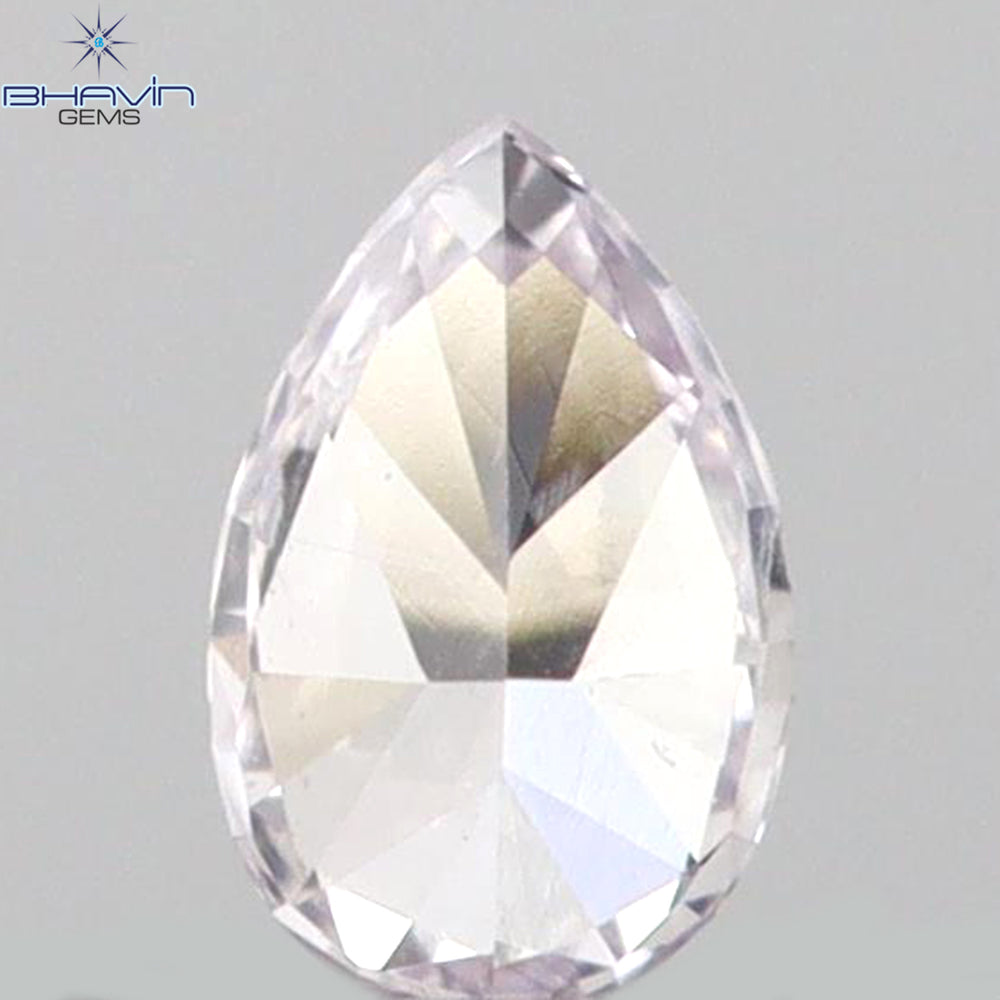 0.04 CT Pear Shape Natural Diamond Pink Color VS2 Clarity (2.84 MM)