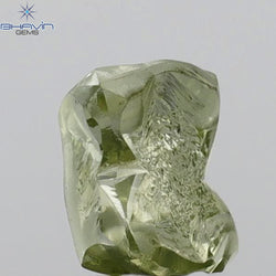 1.46 CT Rough Shape Enhanced Green Color VS2 Clarity (8.15 MM)