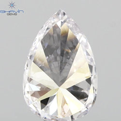 0.27 CT Pear Shape Natural Diamond Pink Color VS1 Clarity (5.45 MM)