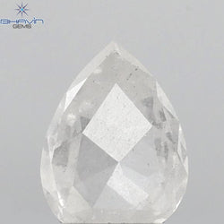0.23 CT Pear Shape Natural Diamond White Color I1 Clarity (5.04 MM)