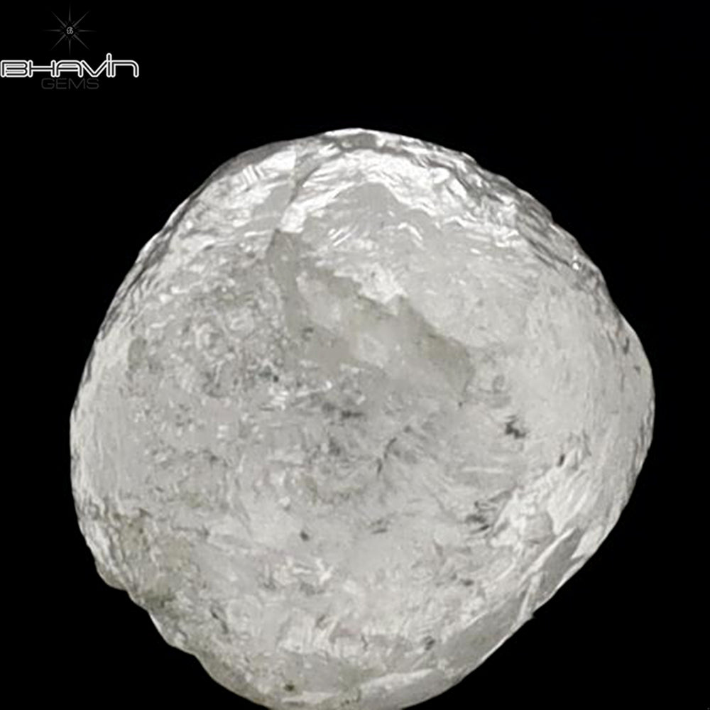 2.68 CT Rough Shape Natural Diamond White Color I3 Clarity (6.98 MM)