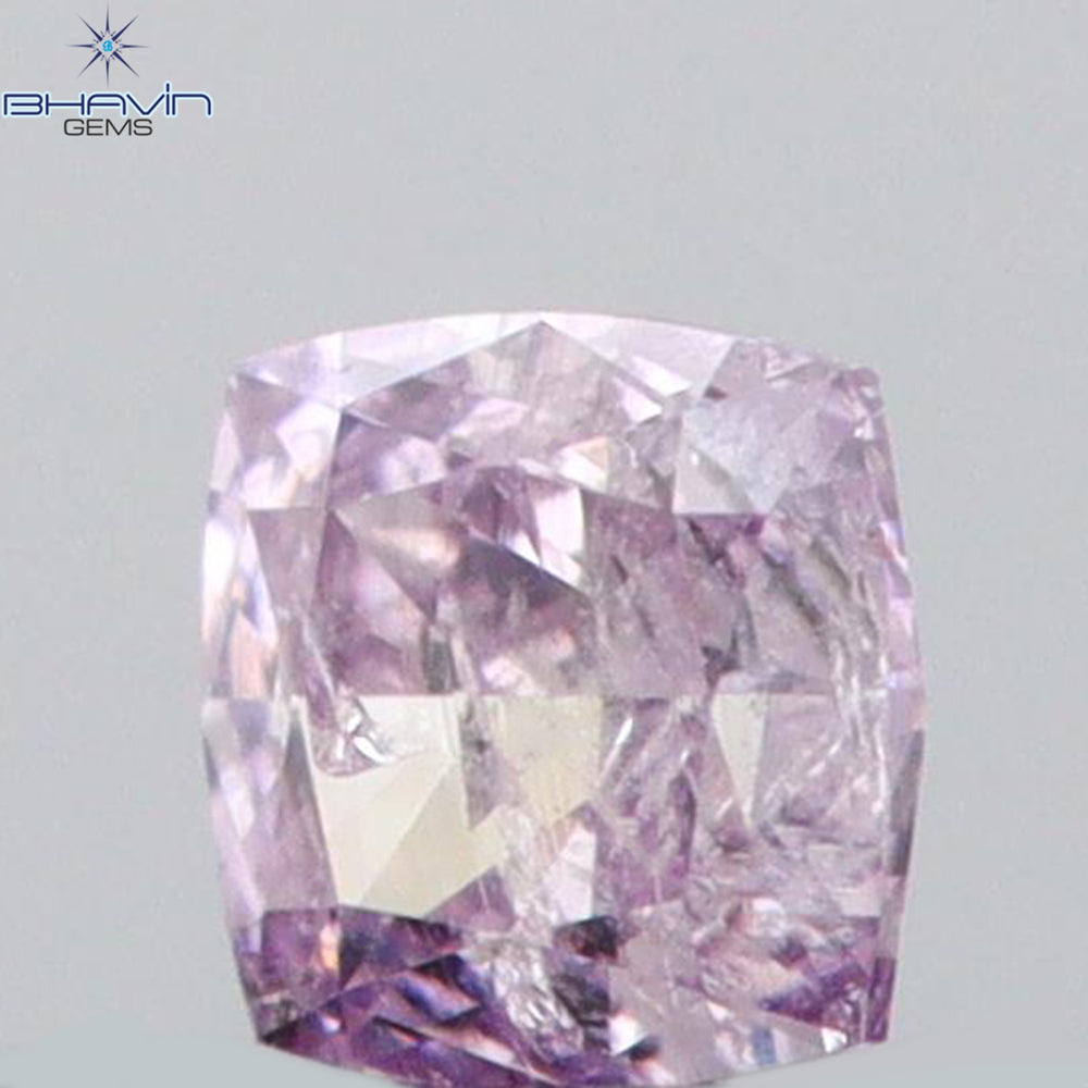 0.05 CT Cushion Shape Natural Diamond Pink Color I2 Clarity (2.10 MM)