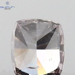 0.25 CT Cushion Shape Natural Diamond Pink Color SI2 Clarity (3.51 MM)