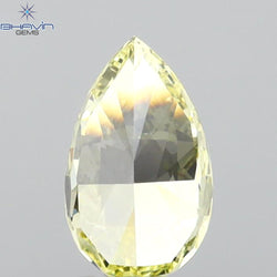 GIA Certified 0.74 CT Pear Diamond Yellow Color Natural Diamond (7.31 MM)
