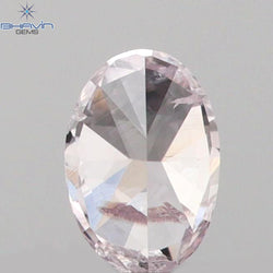 0.07 CT Oval Shape Natural Diamond Pink Color SI2 Clarity (3.07 MM)