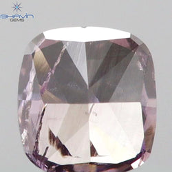 0.13 CT Cushion Shape Natural Diamond Pink Color SI2 Clarity (2.88 MM)