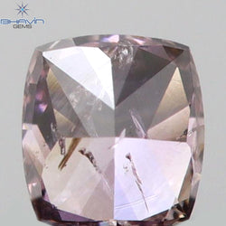 0.11 CT Cushion Shape Natural Diamond Pink Color I2 Clarity (2.85 MM)