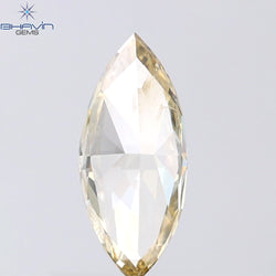1.02 CT Marquise Shape Natural Diamond Yellow Color SI2 Clarity (11.06 MM)
