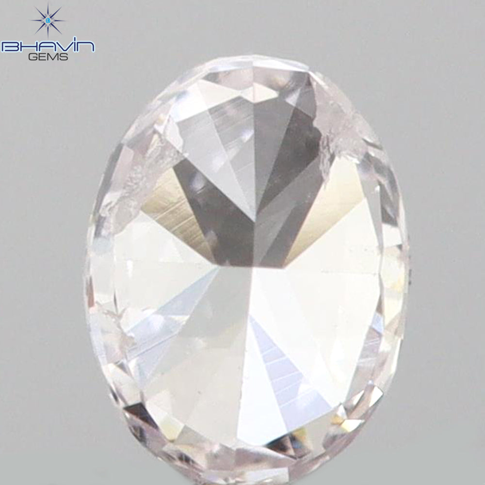 0.09 CT Oval Shape Natural Diamond Pink Color SI2 Clarity (3.31 MM)