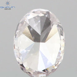 0.09 CT Oval Shape Natural Diamond Pink Color SI2 Clarity (3.31 MM)