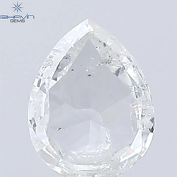 0.67 CT Pear Shape Natural Diamond White Color SI2 Clarity (7.60 MM)