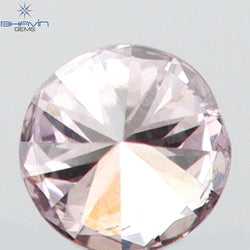 0.03 CT Round Shape Natural Diamond Pink Color VS2 Clarity (2.15 MM)