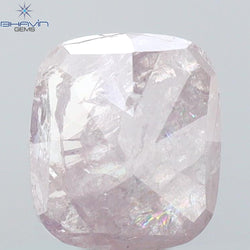 1.67 CT Cushion Shape Natural Loose Diamond Pink Color I3 Clarity (6.92 MM)