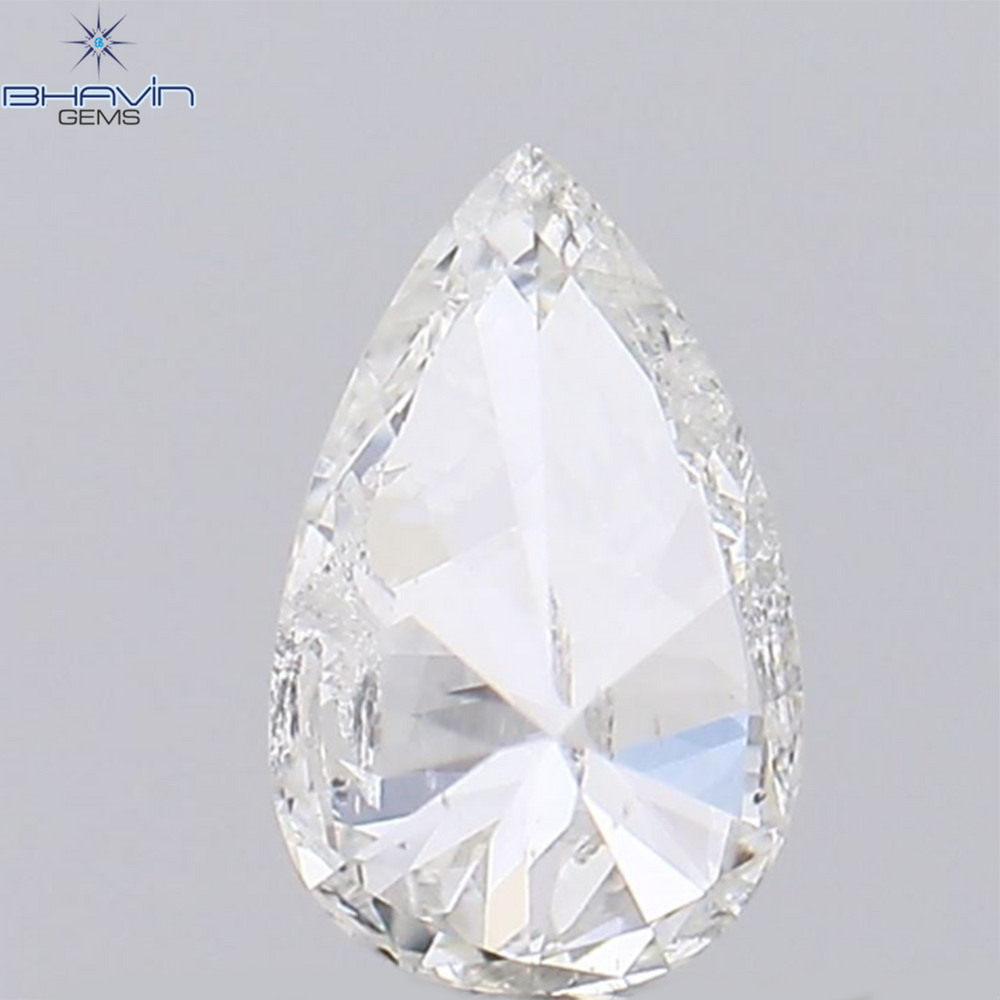 0.27 CT Pear Shape Natural Loose Diamond White Color I1 Clarity (5.50 MM)