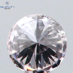 0.03 CT Round Shape Natural Diamond Pink Color SI1 Clarity (1.71 MM)