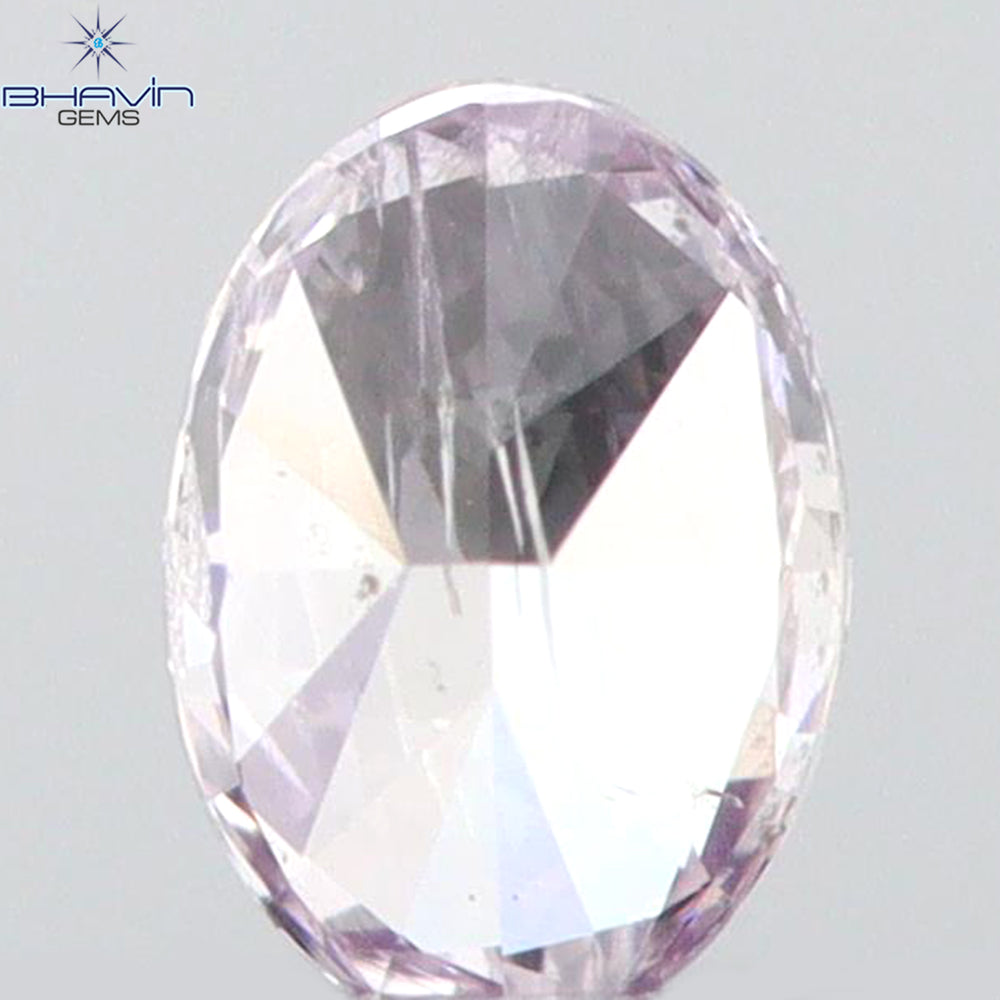 0.09 CT Oval Shape Natural Diamond Pink Color SI2 Clarity (3.38 MM)