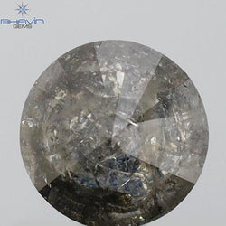 0.99 CT Round Shape Natural Diamond Salt And Papper Color I3 Clarity (6.00 MM)
