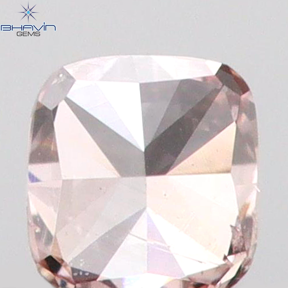 0.07 CT Cushion Shape Natural Diamond Pink Color SI1 Clarity (2.37 MM)