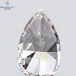 GIA Certified 0.26 CT Pear Diamond Pink Color Natural Loose Diamond (5.37 MM)
