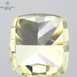 1.01 CT Cushion Diamond Yellow Color Natural Loose Diamond I2 Clarity (5.29 MM)