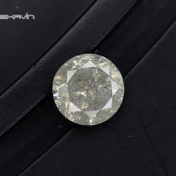 0.60 CT Round Shape Natural Loose Diamond White Color I3 Clarity (5.26 MM)