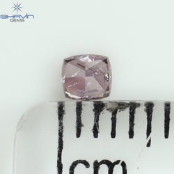 0.11 CT Cushion Shape Natural Diamond Pink Color I2 Clarity (2.85 MM)