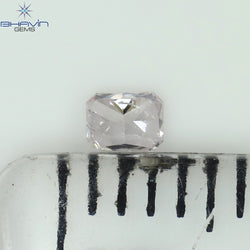0.07 CT Radiant Shape Natural Diamond Pink Color SI1 Clarity (2.88 MM)