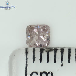 0.05 CT クッションシェイプ 天然ダイヤモンド ピンクカラー VS2 クラリティ (2.28 MM)