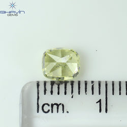 1.01 CT Cushion Shape Natural Diamond Yellow Color I2 Clarity (5.60 MM)