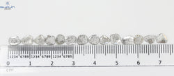 1.96 CT/14 Pcs Slice Shape Natural Diamond Salt And Pepper Color I3 Clarity (5.92 MM)