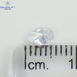 0.31 CT Pear Shape Natural Diamond White Color I1 Clarity (5.60 MM)