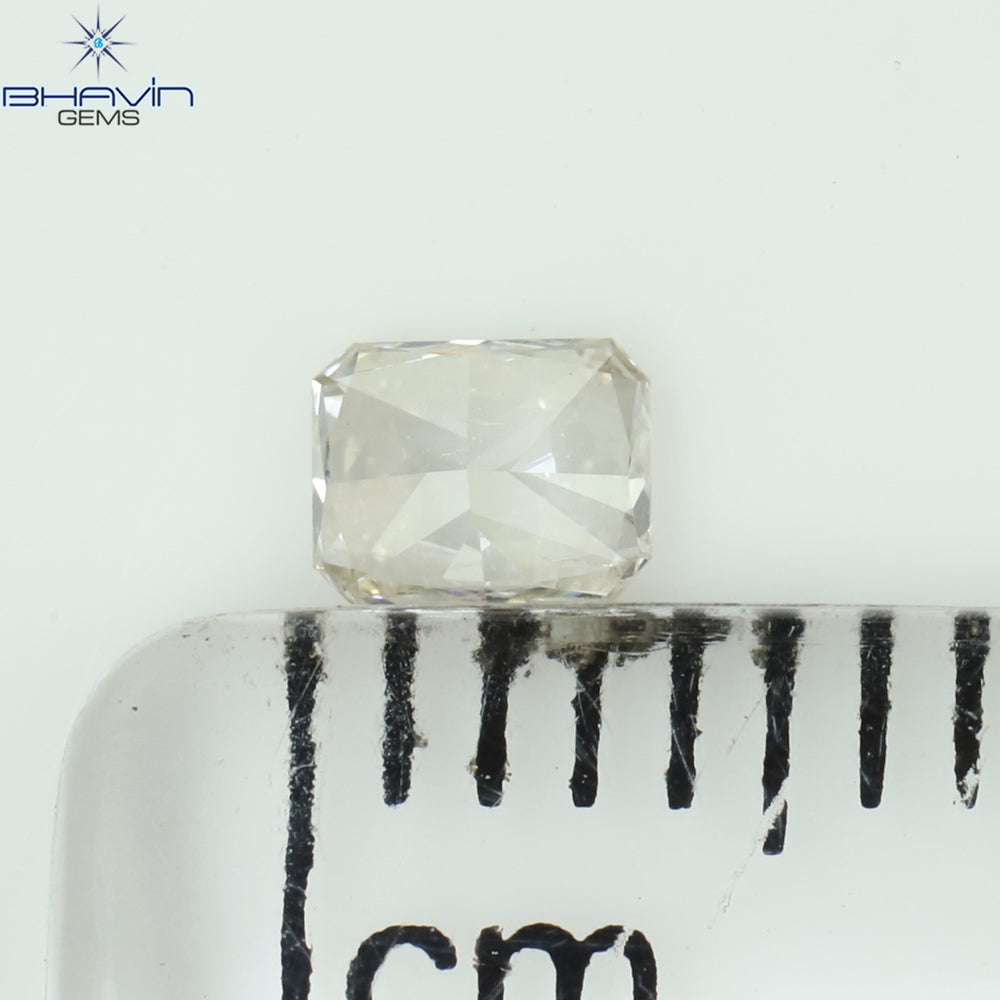 0.16 CT Radiant Shape Natural Diamond Pink Color SI1 Clarity (3.58 MM)