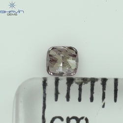 0.10 CT Cushion Shape Natural Diamond Pink Color I2 Clarity (2.72 MM)