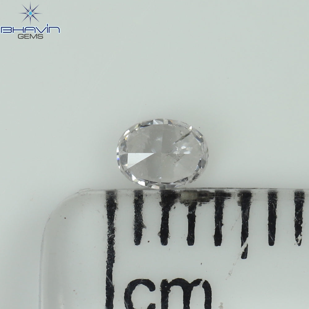 0.12 CT Oval Shape Natural Diamond Pink Color SI1 Clarity (3.50 MM)