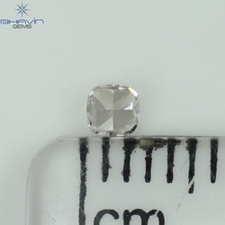 0.09 CT Cushion Shape Natural Diamond Pink Color SI1 Clarity (2.44 MM)