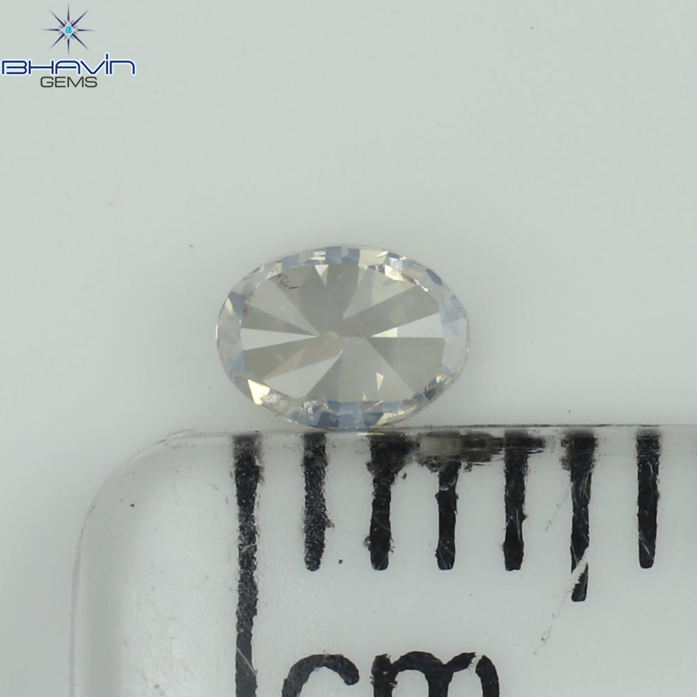 0.19 CT Oval Shape Natural Diamond White Color SI2 Clarity (3.88 MM)