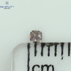 0.04 CT Cushion Shape Natural Diamond Pink Color SI1 Clarity (1.84 MM)