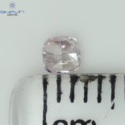 0.13 CT Cushion Shape Natural Diamond Pink Color I2 Clarity (2.80 MM)