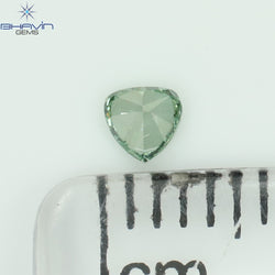 0.09 CT Heart Shape Enhance Green Color VS1 Clarity (2.55 MM)